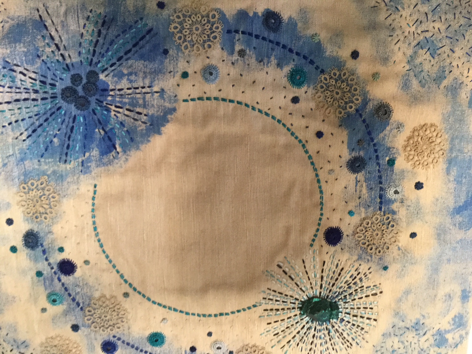 Blue Nile embroidery